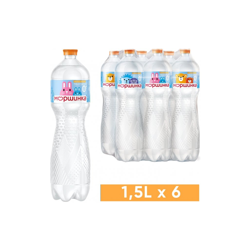 Мінеральна вода Моршинка 1.5 н/газ пет (4820017001632) - изображение 1