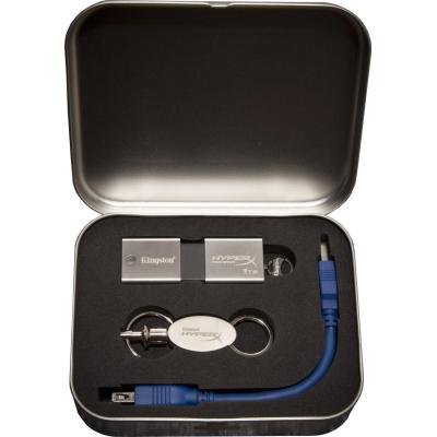 USB флеш накопичувач Kingston 1TB DataTraveler HyperX Predator Metal Silver USB 3.0 (DTHXP30/1TB) - зображення 5