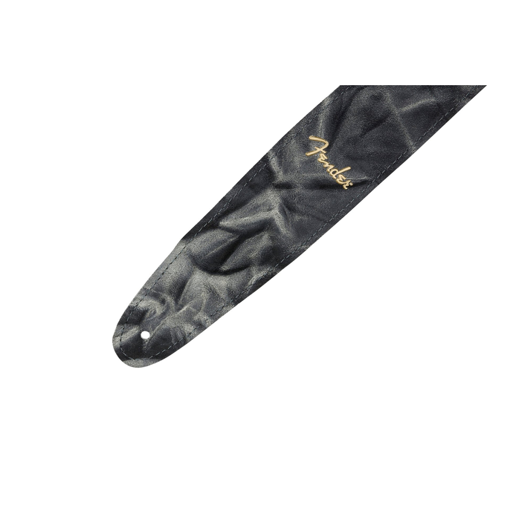 Ремінь для гітари Fender Strap Tie Dye Leather Black (233402) - зображення 2