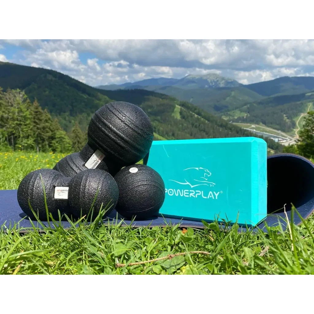 Блок для йоги PowerPlay Yoga Brick EVA 2 шт Мятні (PP_4006_Mint_2in) - зображення 10