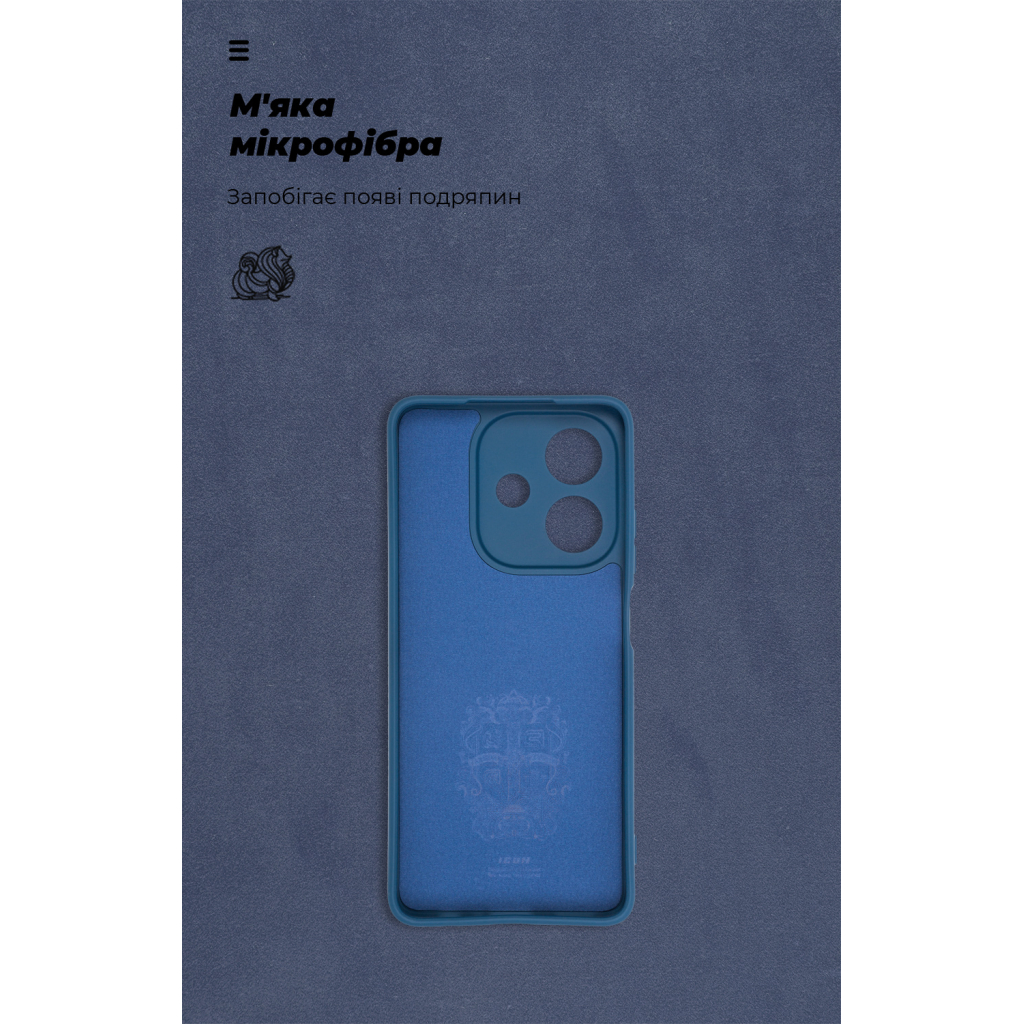 Чохол до мобільного телефона Armorstandart ICON OPPO A3 4G / A3x 4G / A40m 4G Camera cover Blue (ARM80884) - зображення 4
