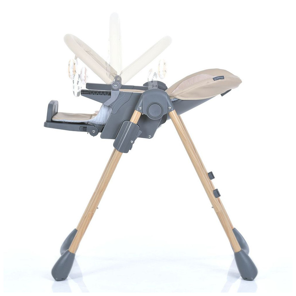 Стілець для годування El Camino ME 1115-W CRAFT beige (ME 1115-W beige) - зображення 6