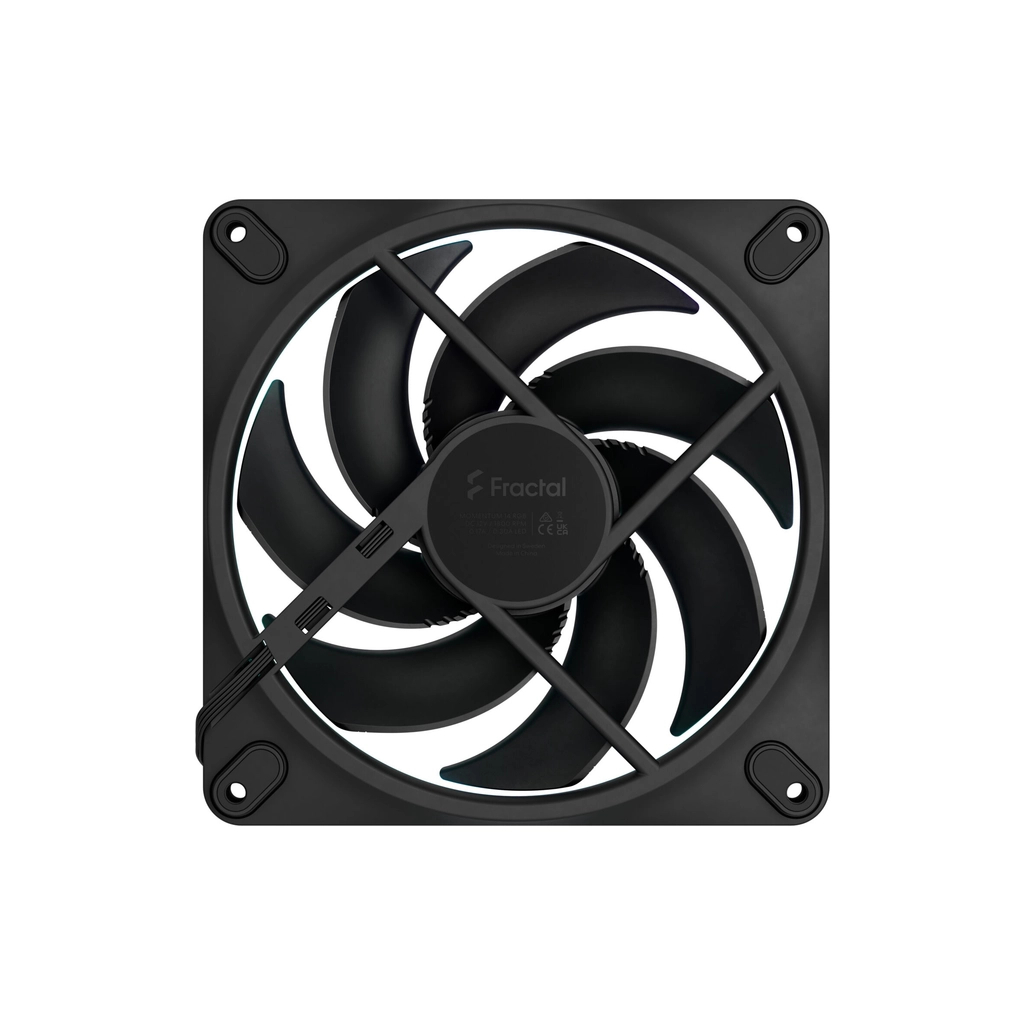 Кулер до корпусу Fractal Design Momentum 14 RGB Black (FD-F-MR1-1401) - зображення 4