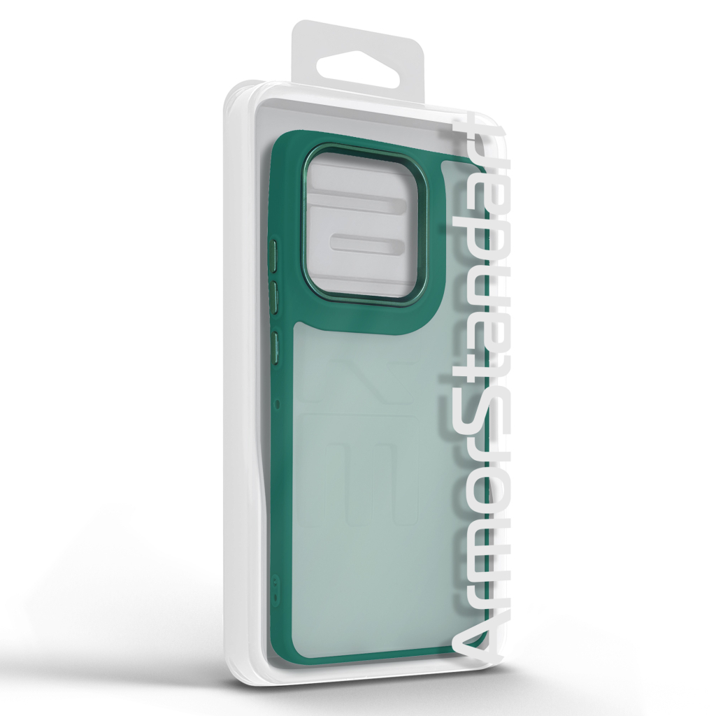 Чохол до мобільного телефона Armorstandart Frame Motorola G86 5G Dark Green (ARM87562) - зображення 3