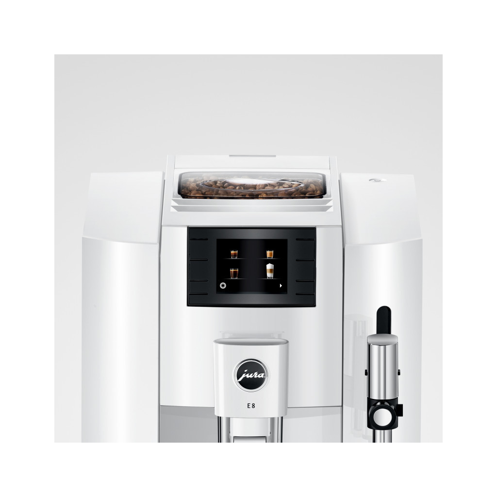 Кавомашина Jura E8 Piano White (EB) - зображення 5