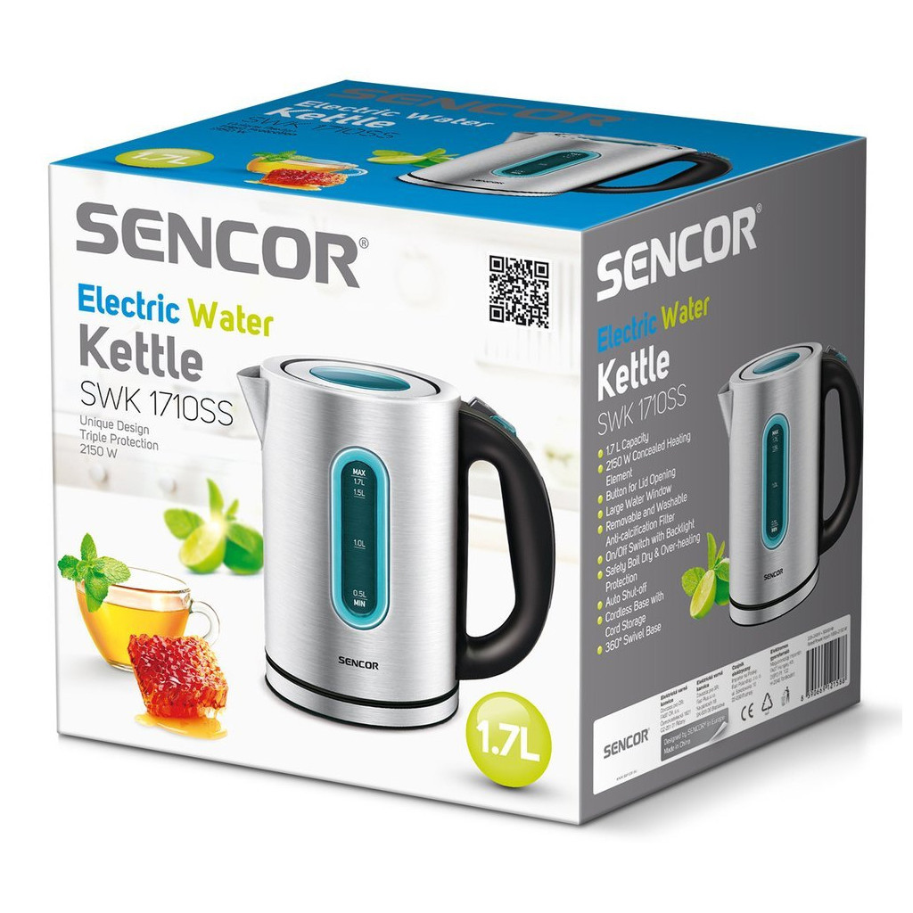 Електрочайник Sencor SWK 1710 SS (SWK1710SS) - зображення 2