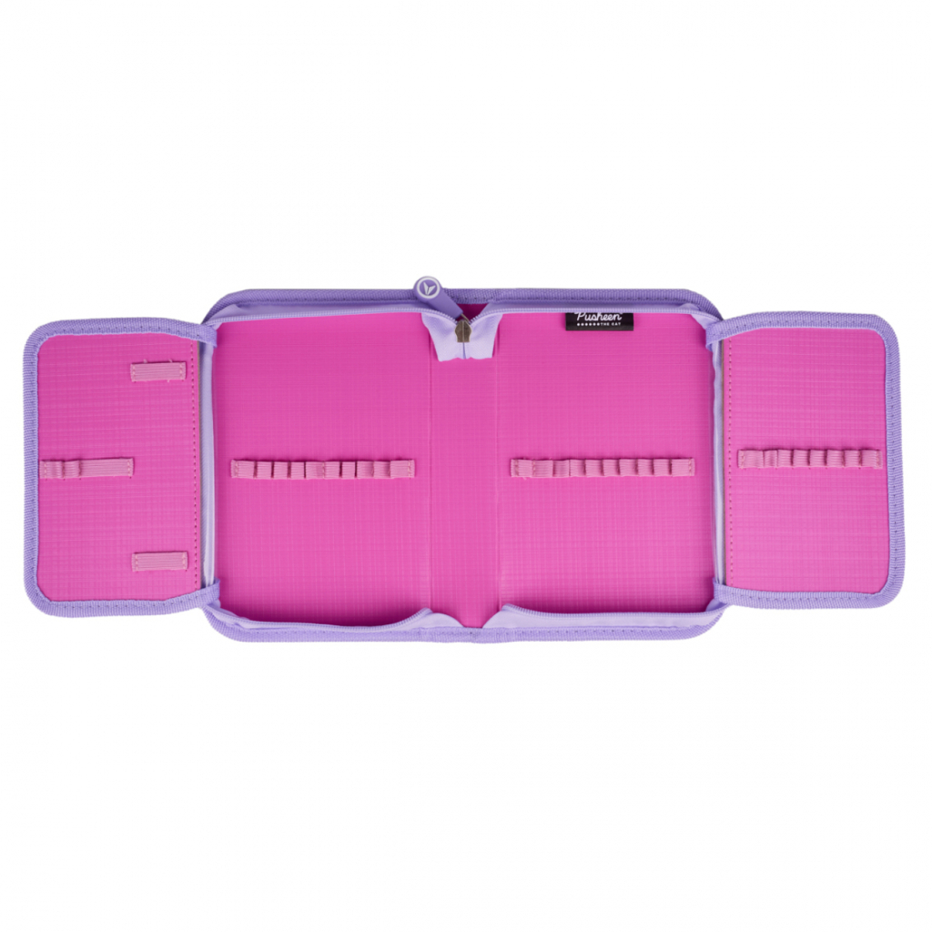 Пенал Yes Pusheen Shiny HP-0 твердий одинарний з двома клапанами (533628) - зображення 4