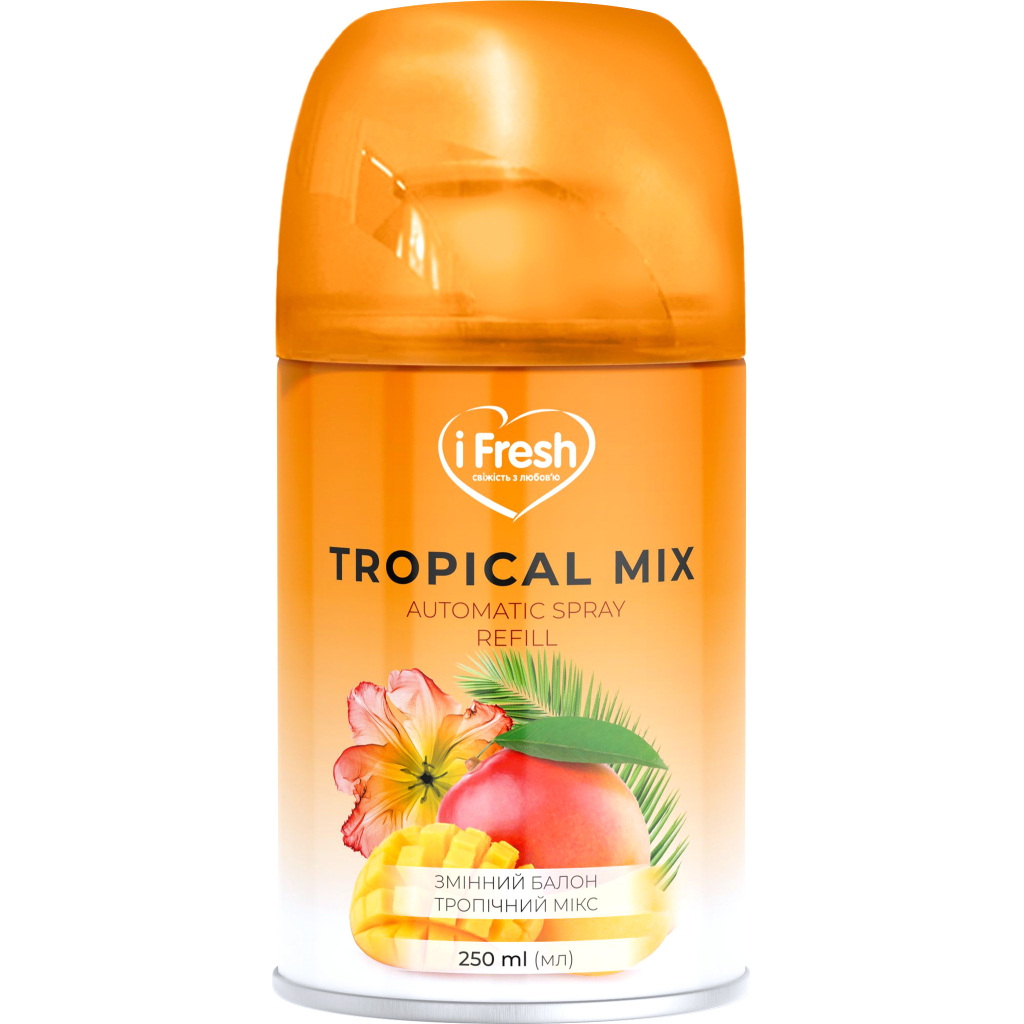 Освіжувач повітря iFresh Tropical Mix Змінний балон 250 мл (4820268100184) - изображение 1