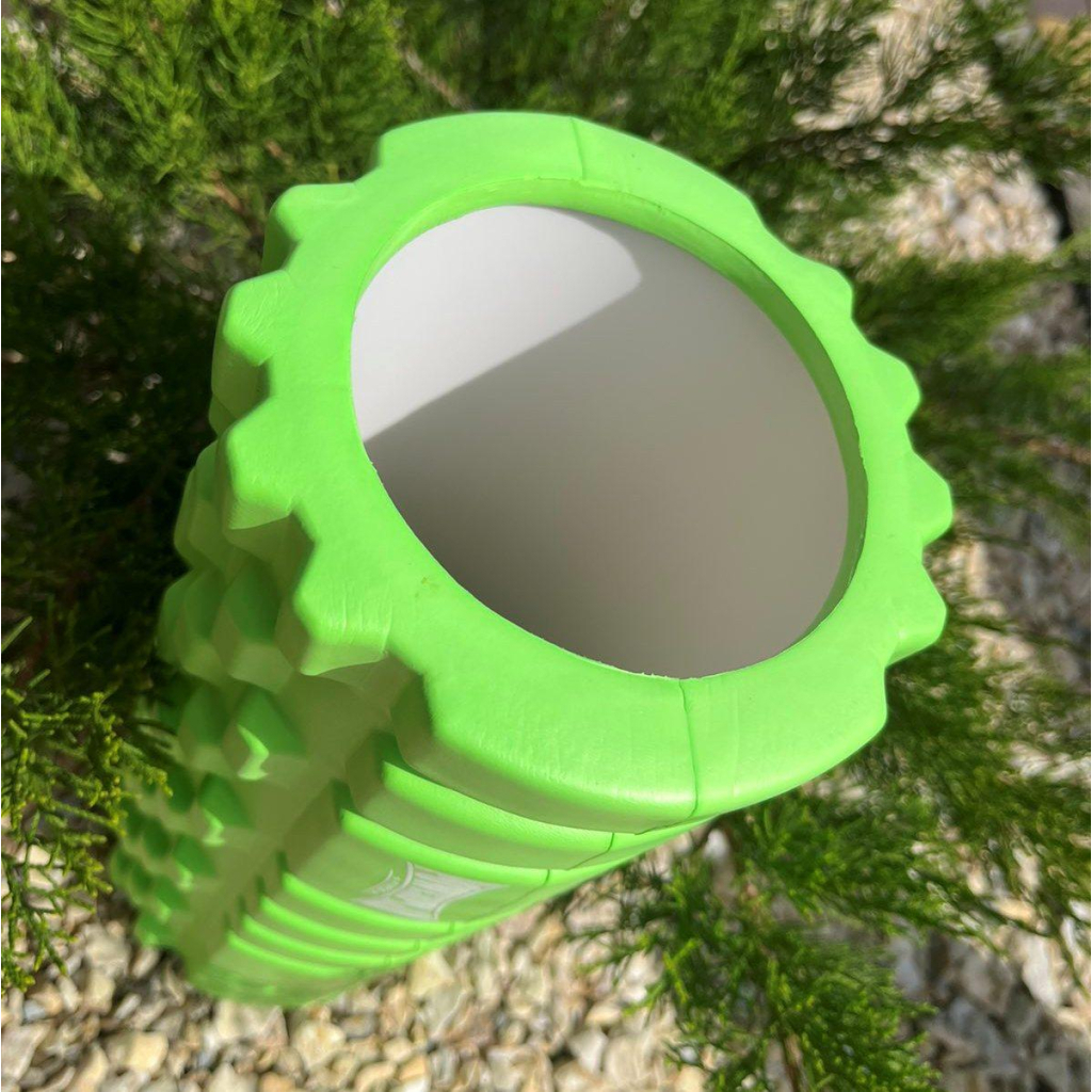 Масажний ролик PowerPlay 4025 Massage Roller 33x14см Зелений (PP_4025_Green) - зображення 8