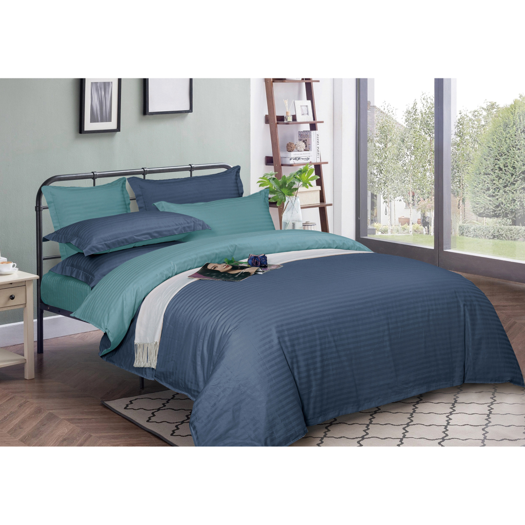 Підковдра MirSon Satin Stripe 30-0020 + 30-0015 Arabaji 175х210 см (2200005265437) - зображення 1