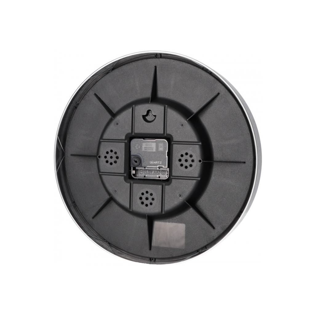 Настінний годинник Optima World металевий, чорний (O52092) - зображення 3