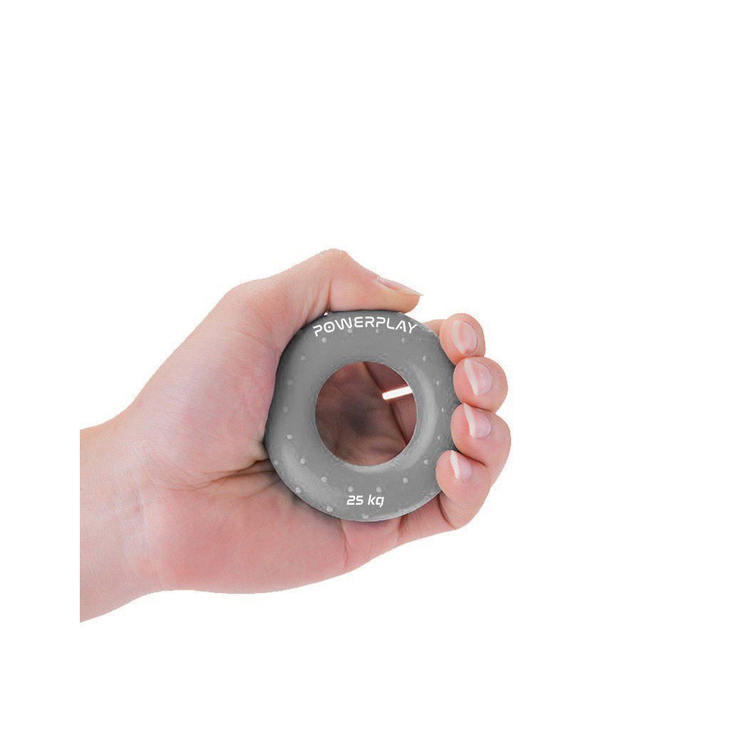 Еспандер PowerPlay PP-4338 Hand Grip Large 25 кг Сірий (PP_4338_Grey_25kg) - зображення 3