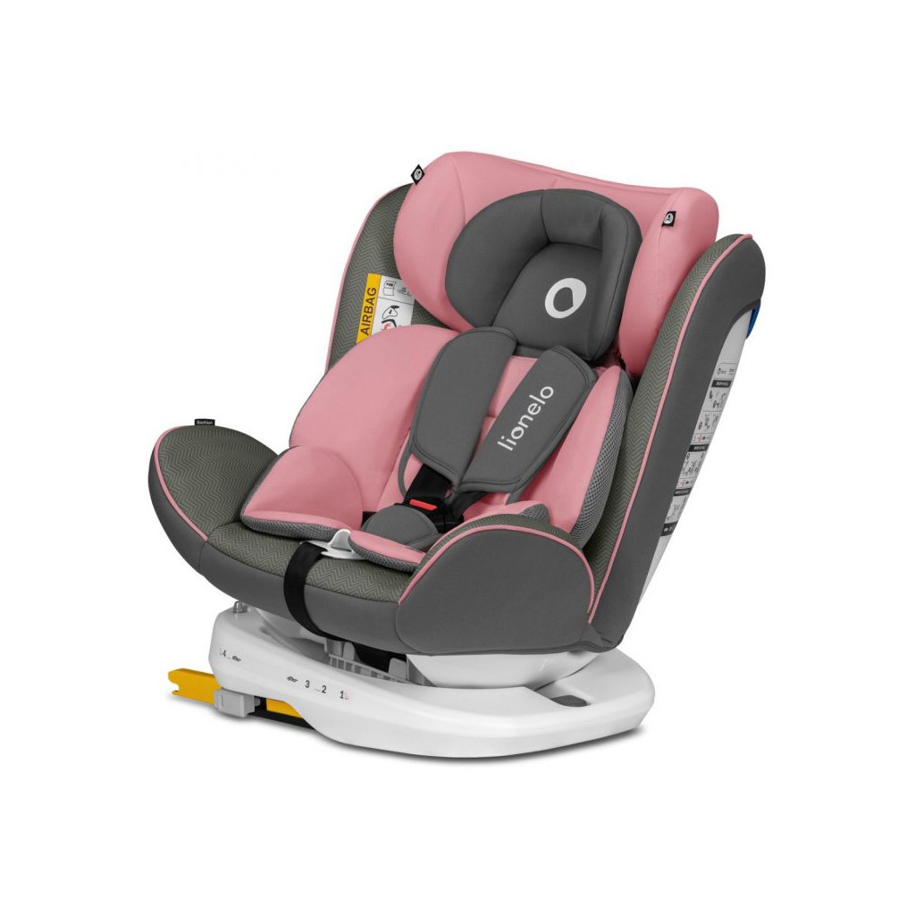 Автокрісло Lionelo Bastiaan Isofix Sporty Black (LO-BASTIAAN PINK SPORTY BLACK) - зображення 4