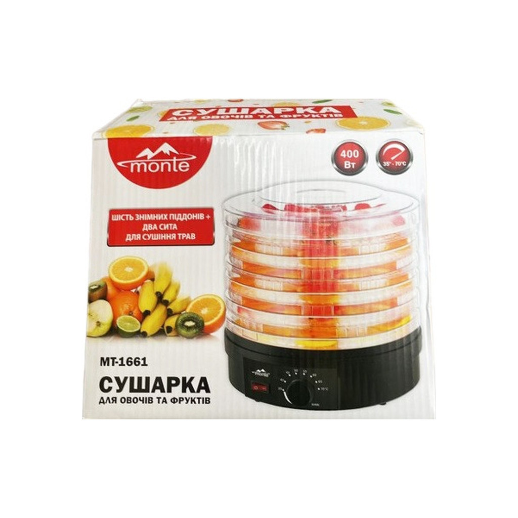 Сушка для овочів та фруктів Monte MT-1661 - picture 3