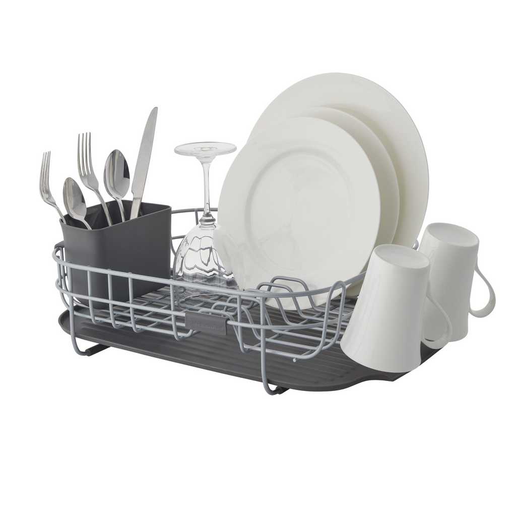 Сушарка для посуду KitchenAid Sinkware 44 x 31 x 16,5 см сірий (KEG197OSGR) - зображення 4