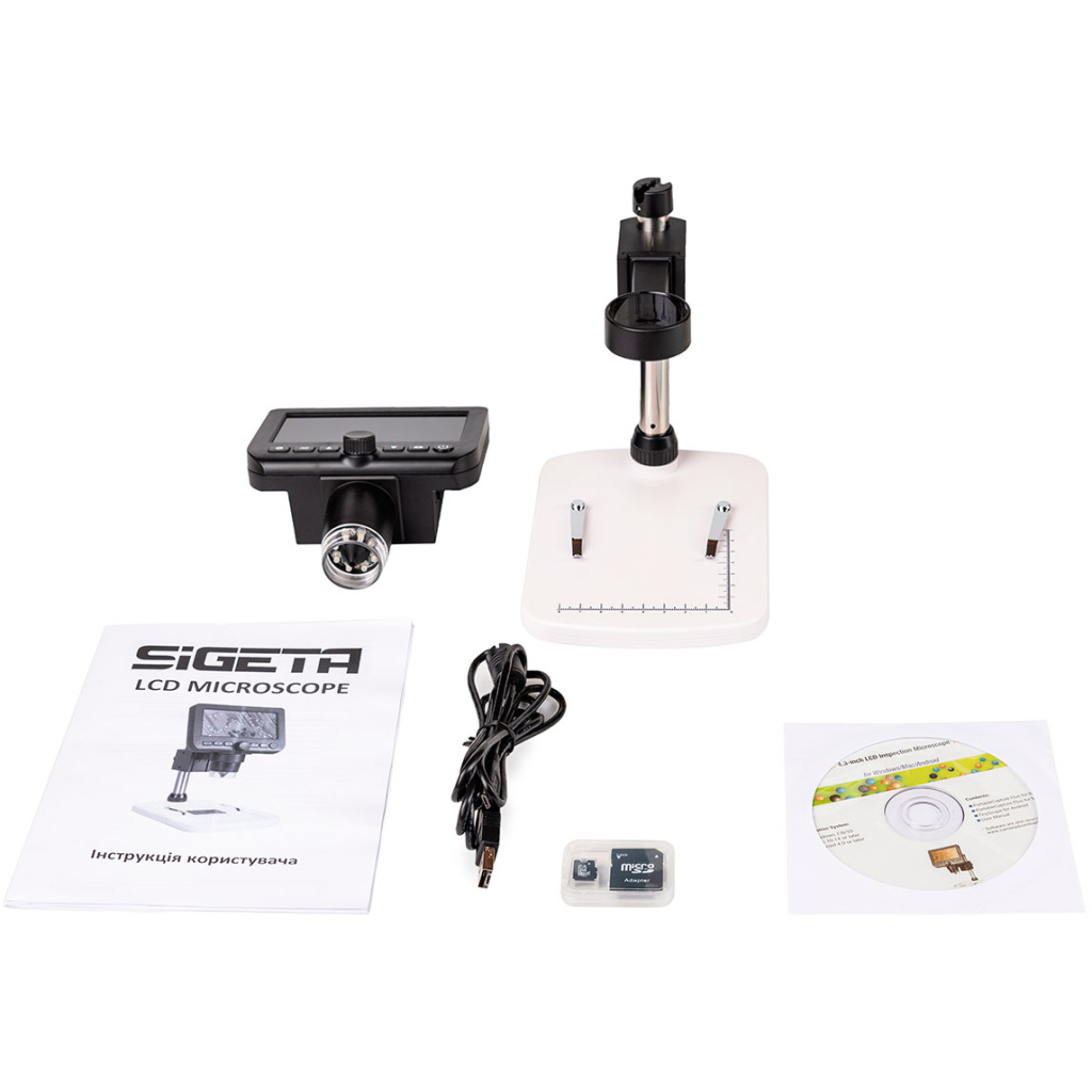 Мікроскоп Sigeta Fair 10x-800x (65511) - зображення 4