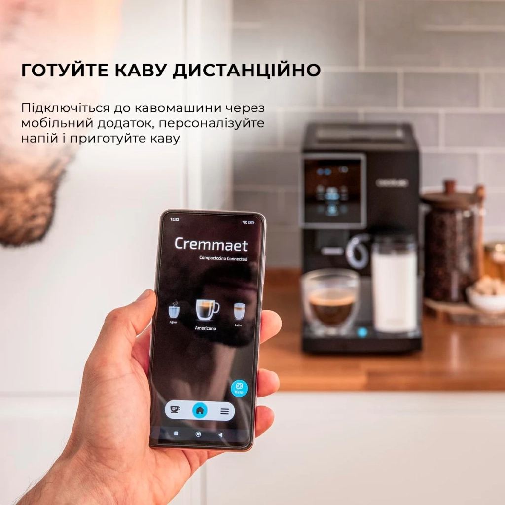 Кавомашина Cecotec Cremmaet Compactccino Connected (CCTC-01460) - зображення 3