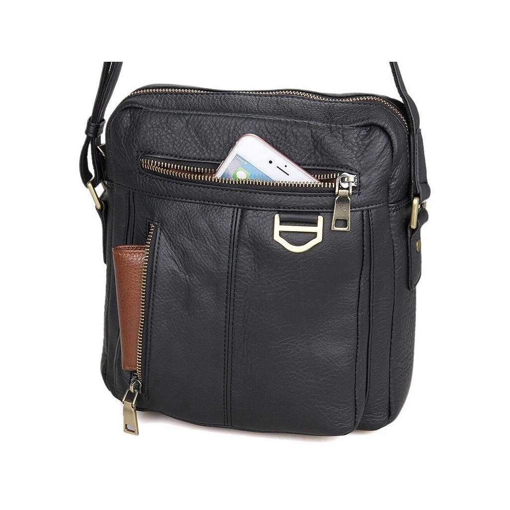 Сумка Vintage Через плече Чорна (14436) - зображення 5