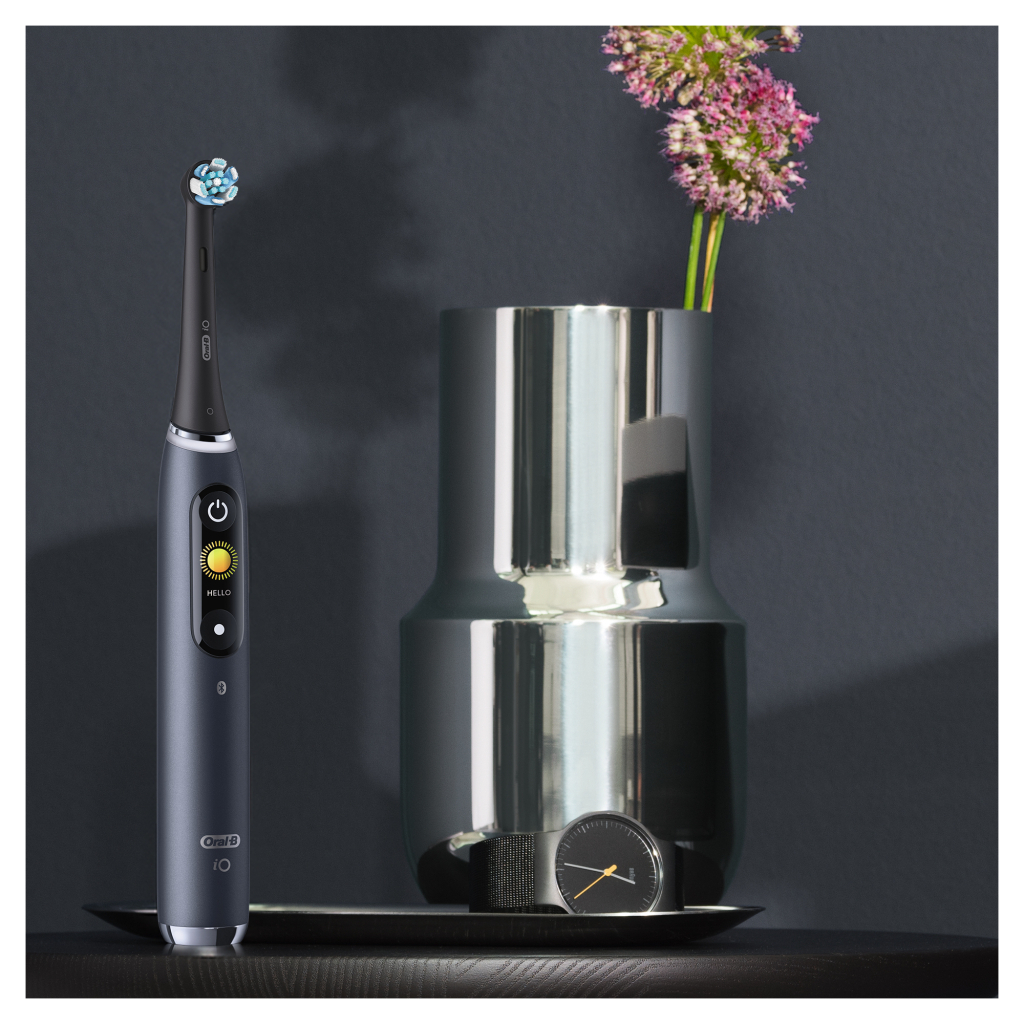 Електрична зубна щітка Oral-B Series 9 DUO iOM9d.2J2.2AD Рожева+Чорна (2) (4210201411574) - зображення 9