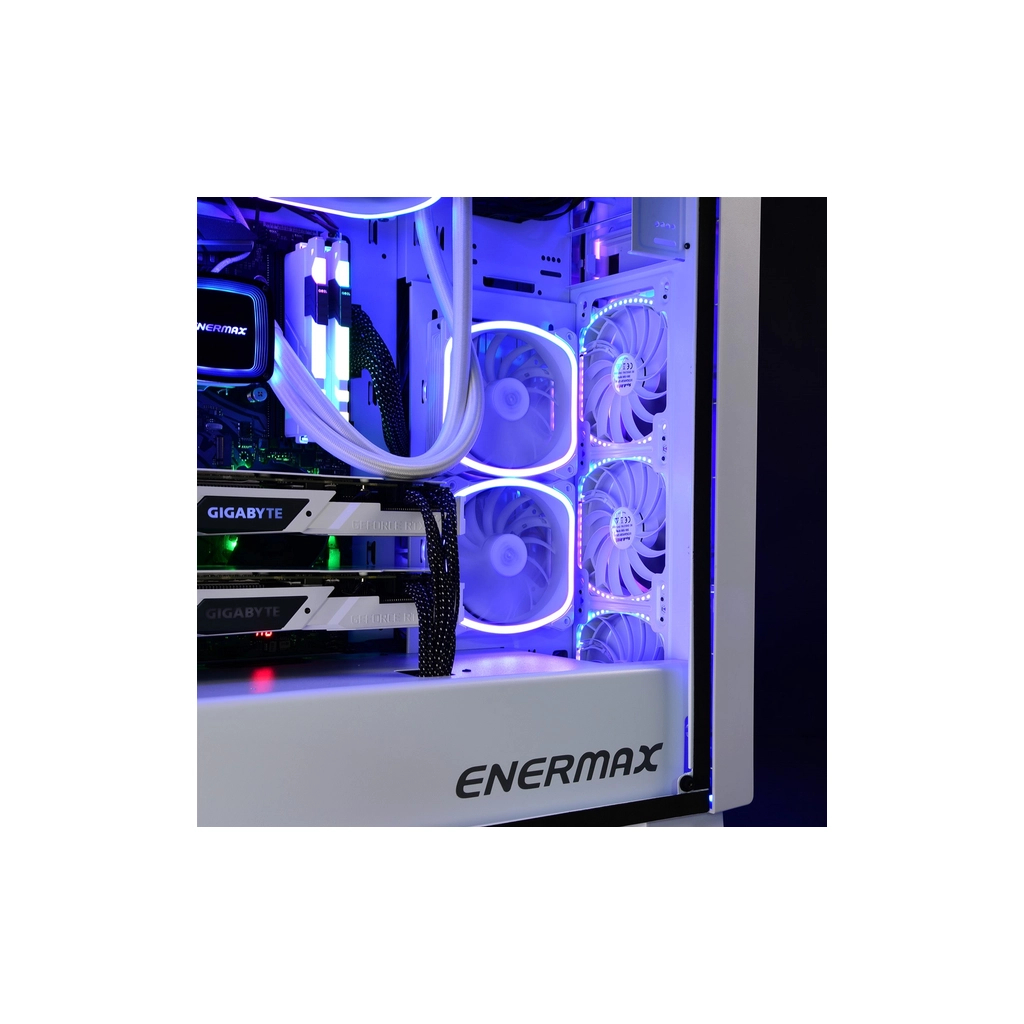 Кулер до корпусу Enermax SquA RGB White (UCSQARGB12P-W-SG) - зображення 8