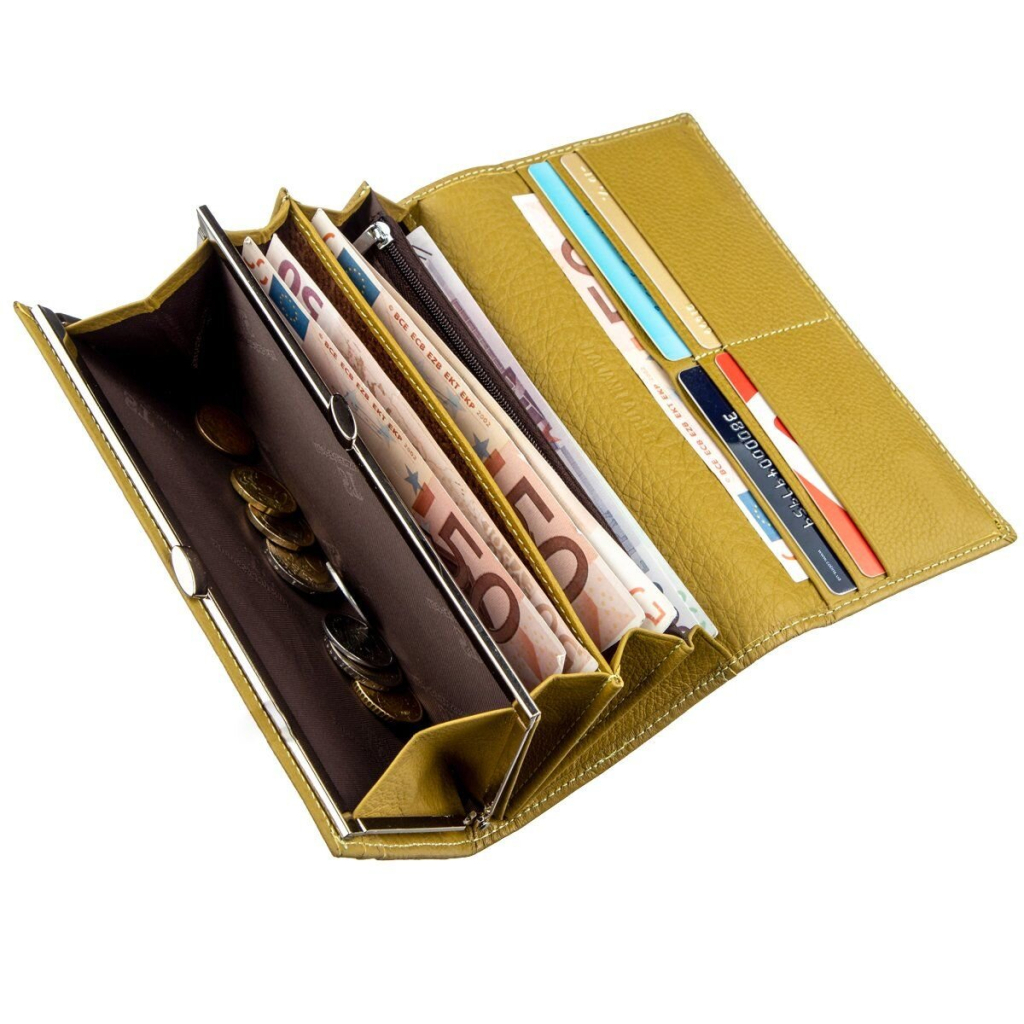 Гаманець ST Leather Гірчичний (18871) - зображення 5