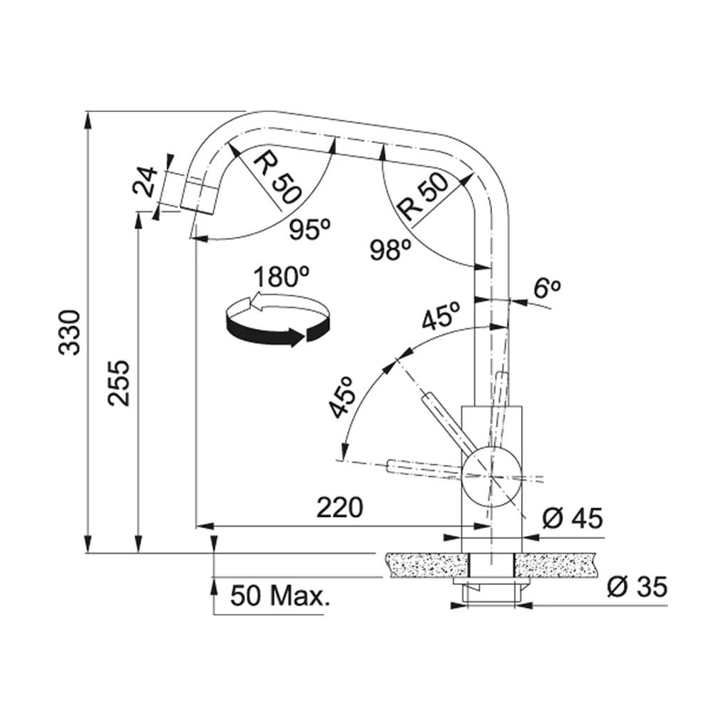 Змішувач Franke Kubus (115.0529.202) - зображення 8
