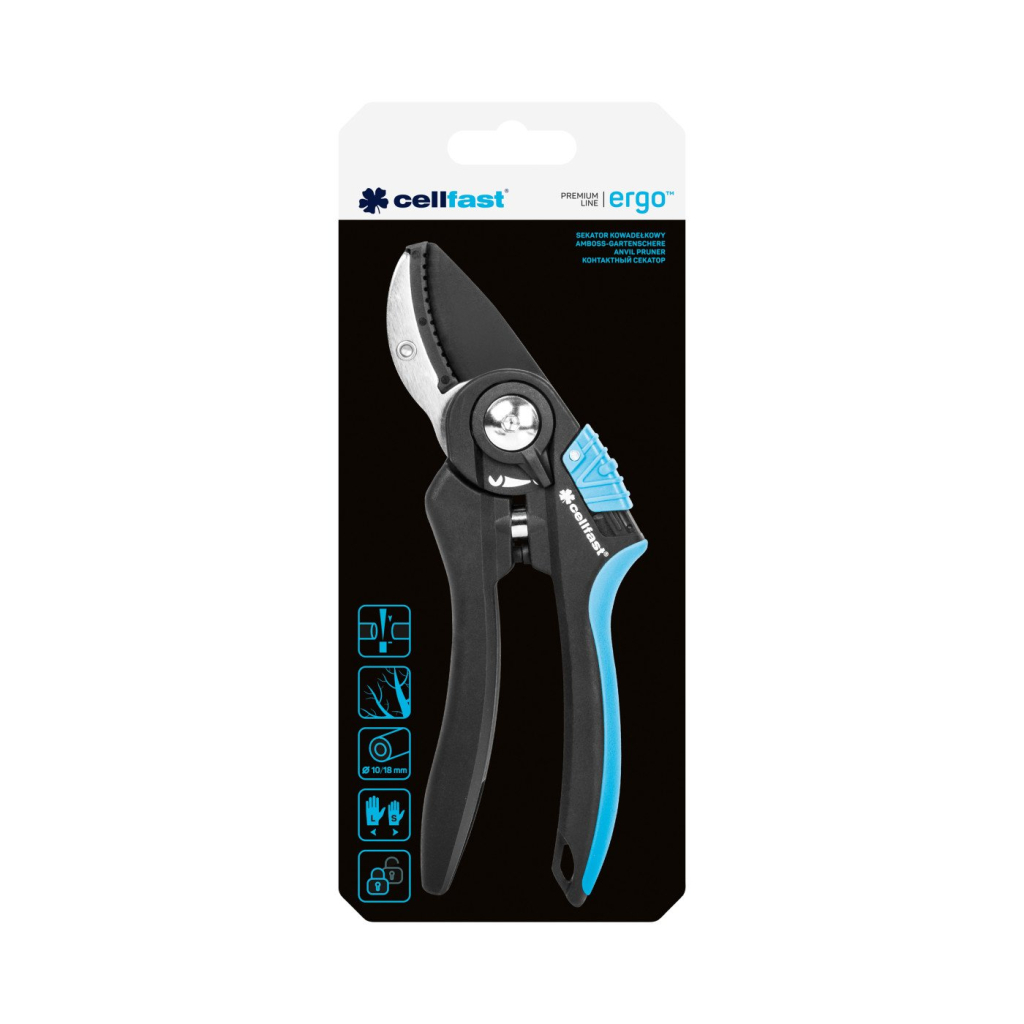 Секатор Cellfast контактний ERGO, d різу 18мм, довжина 20см (41-021_CELLFAST) - зображення 3