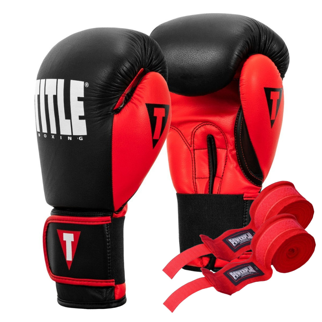 Боксерські рукавички Title Boxing Dynamic Strike Black/Red 14 oz (XDBG 14 BK/RD) - зображення 1