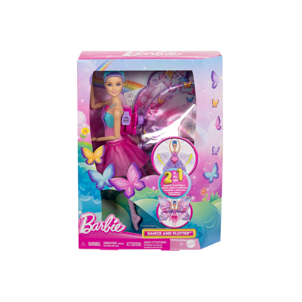 Лялька Barbie метелик Чарівні крильця серії Дрімтопія (HXJ10) - зображення 5