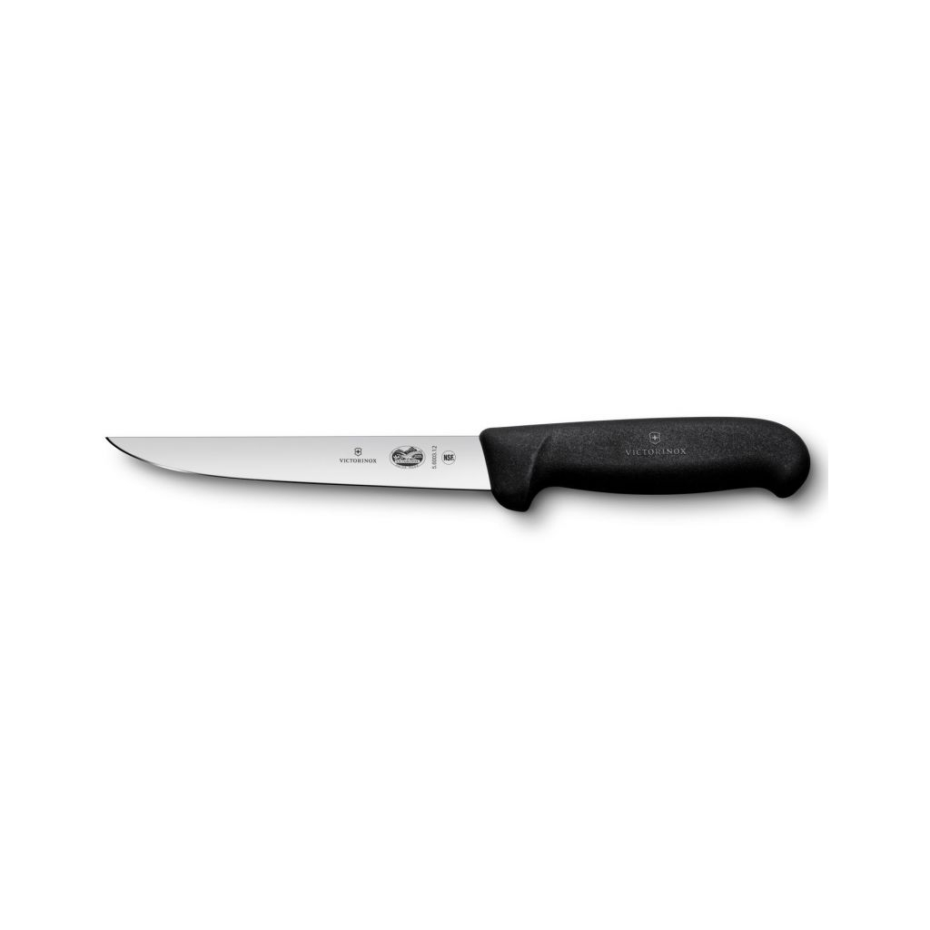 Кухонний ніж Victorinox Fibrox Boning 12 см Black (5.6003.12) - зображення 1