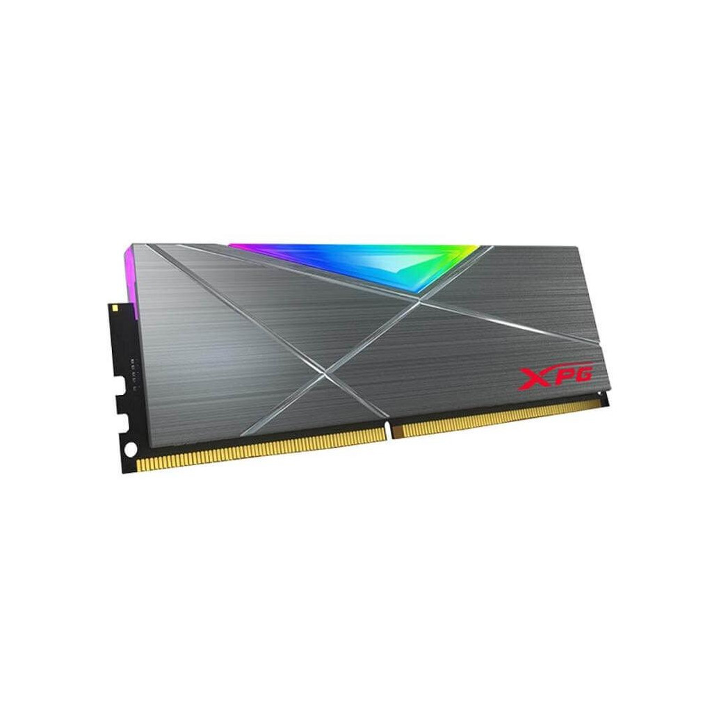 Модуль пам'яті для комп'ютера DDR4 16GB (2x8GB) 4133 MHz XPG SpectrixD50 RGB Tungsten Gray ADATA (AX4U41338G19J-DGM50X) - изображение 2