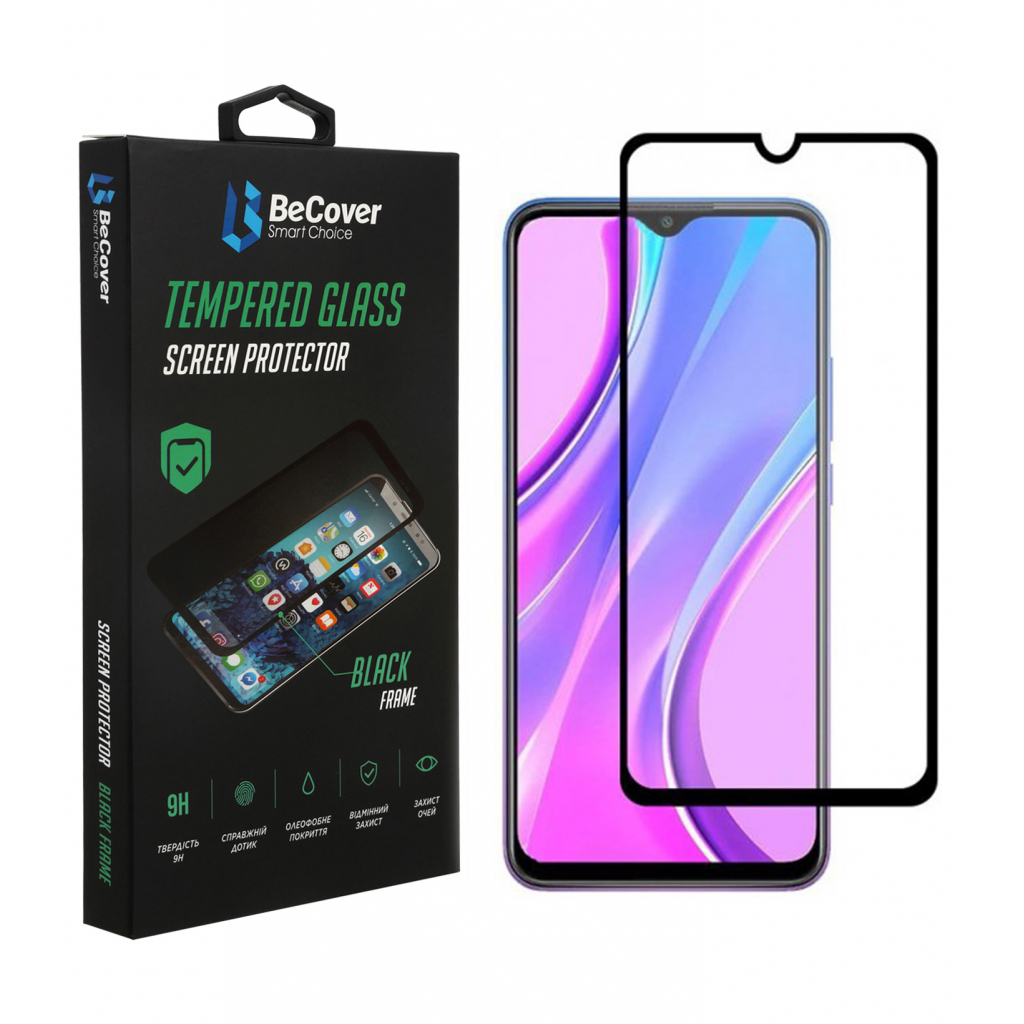 Скло захисне BeCover Tecno Spark 8 Black (707329) - зображення 1