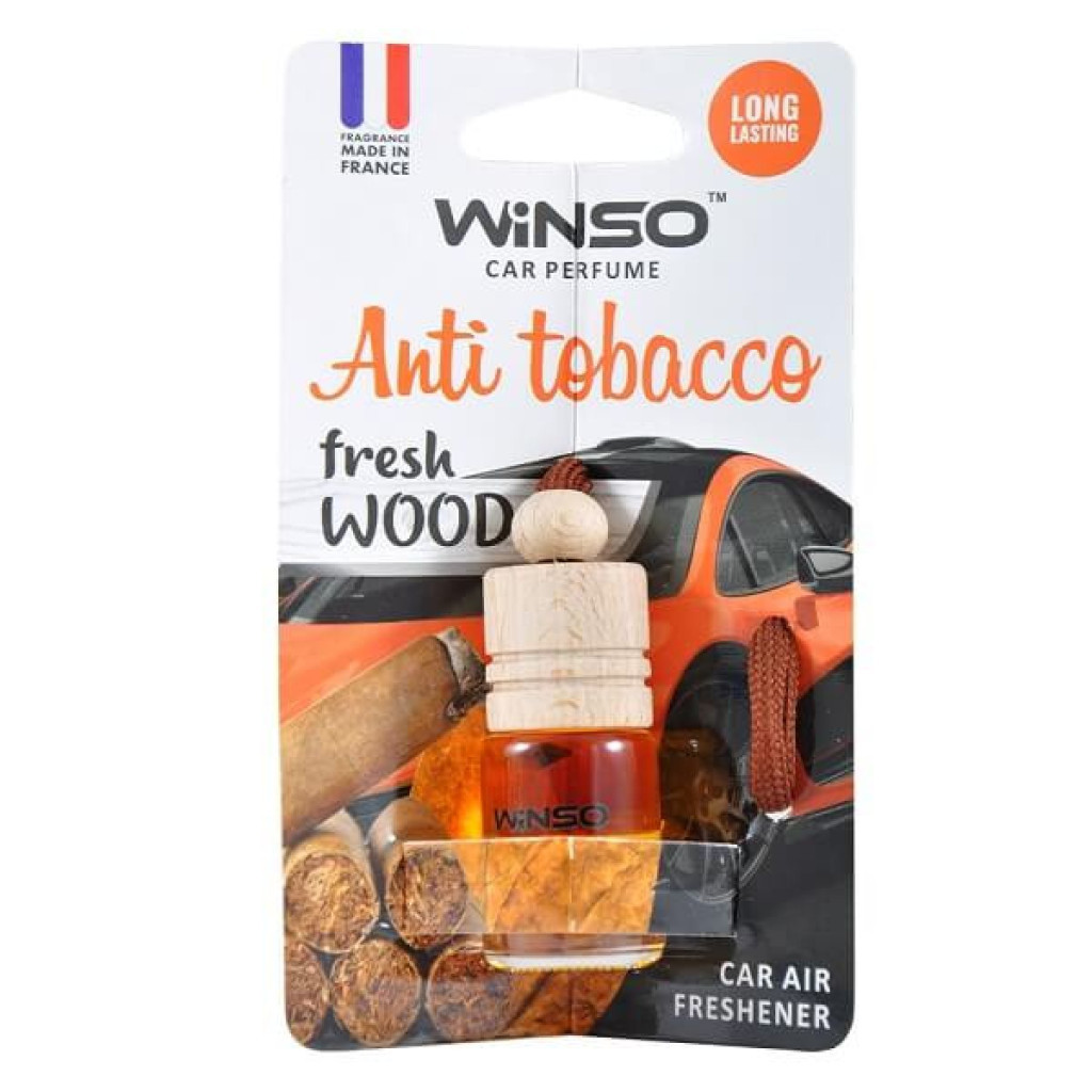 Ароматизатор для автомобіля WINSO Fresh Wood Anti Tobacco 4,5мл (530290) - изображение 1
