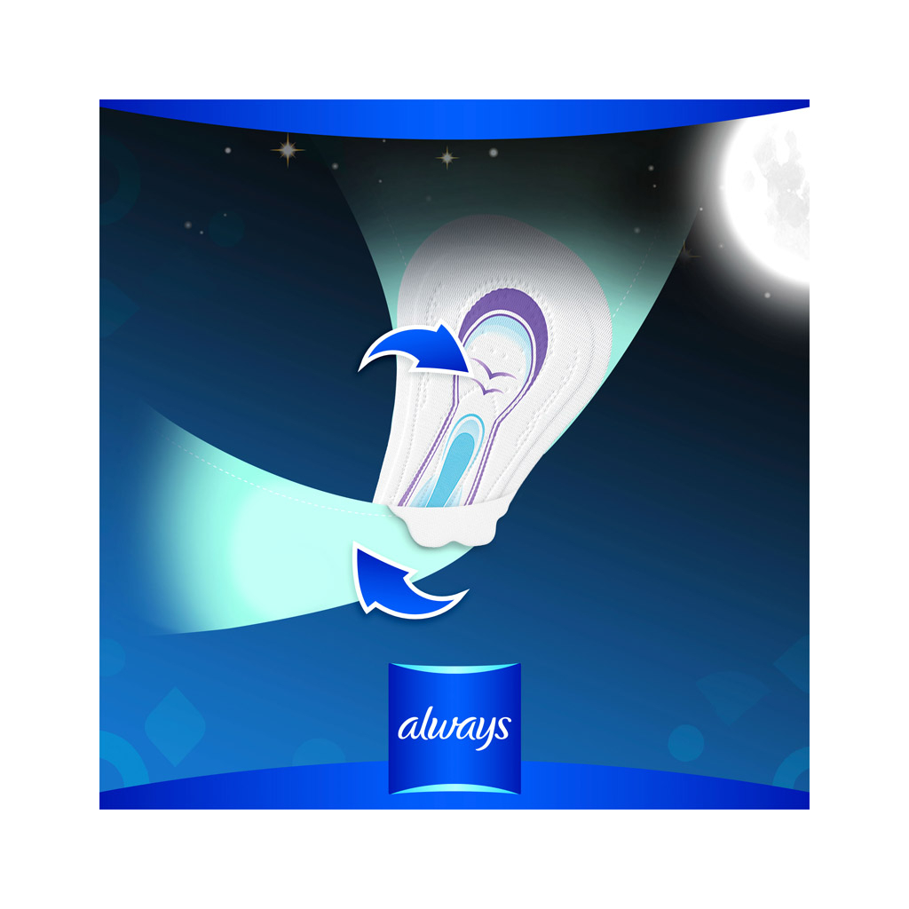 Гігієнічні прокладки Always Ultra Night Deo 12 шт (4015400612377) - зображення 6