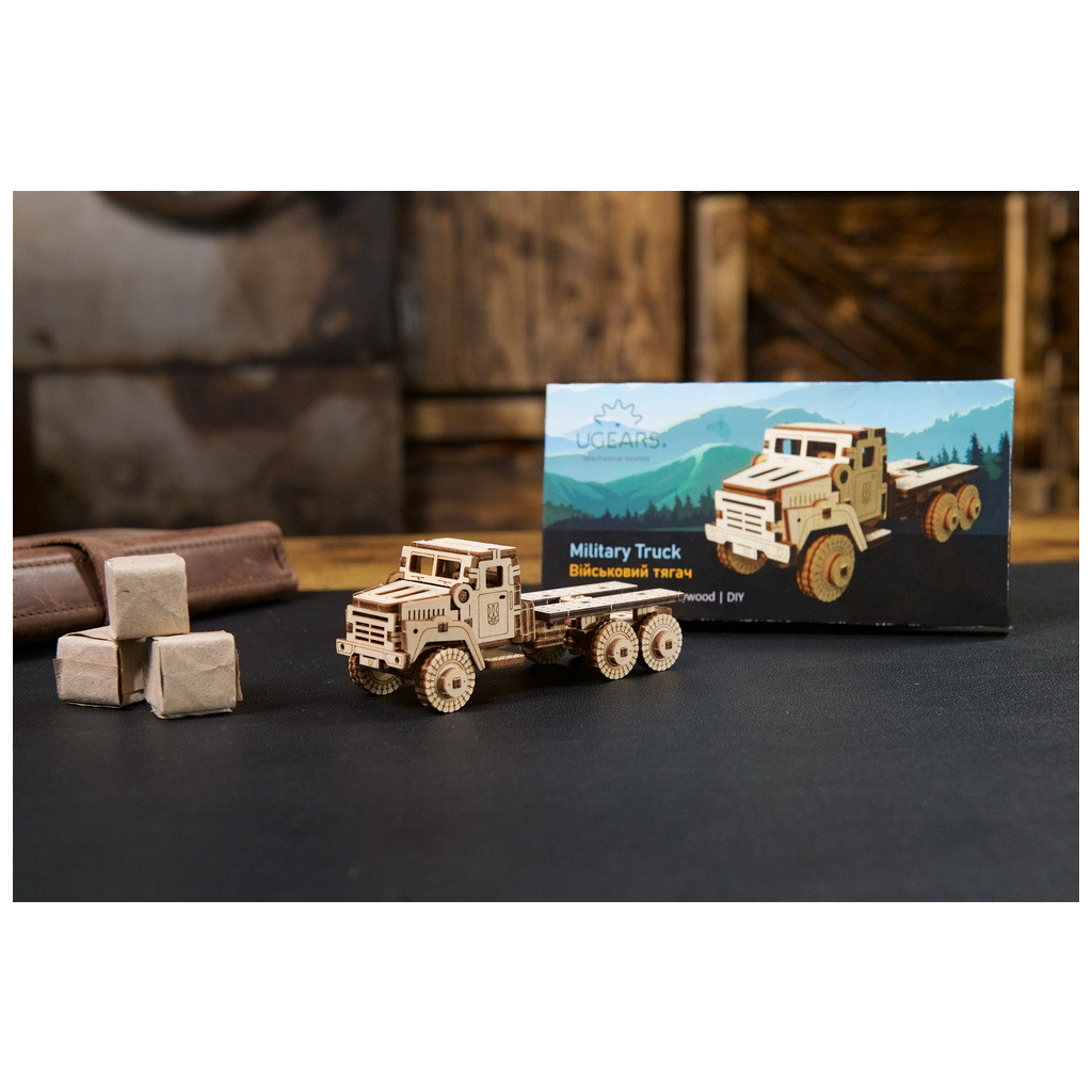 Конструктор Ugears Військовий тягач (6337471) - зображення 7
