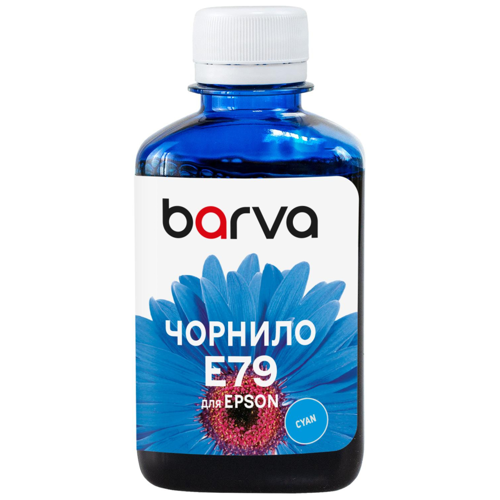 Чорнило Barva Epson E79 180мл, Pigm.Cyan (E79-834) - зображення 1