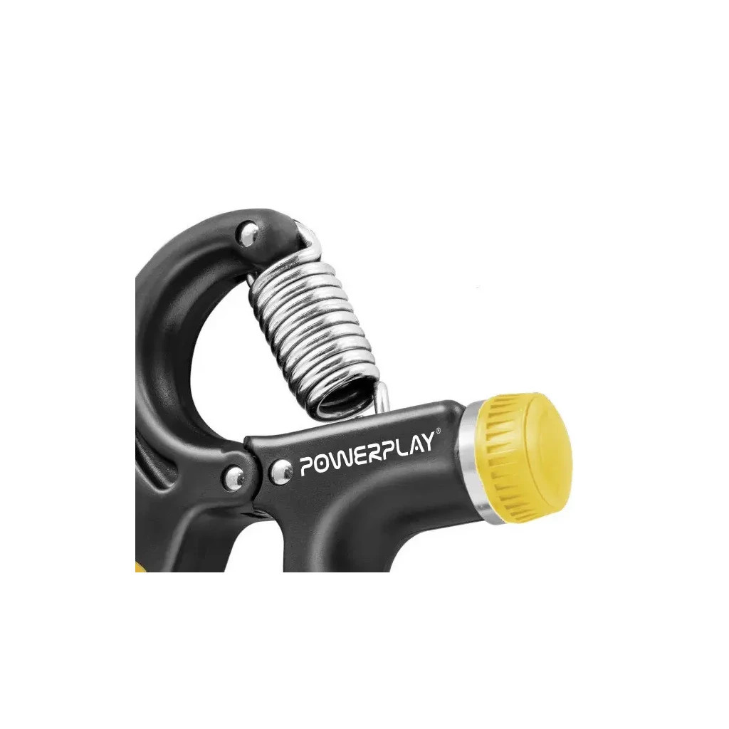Еспандер PowerPlay кистьовий 10-40 кг Strength Grip Чорно-жовтий (PP_4323_Bl/Yellow) - изображение 3