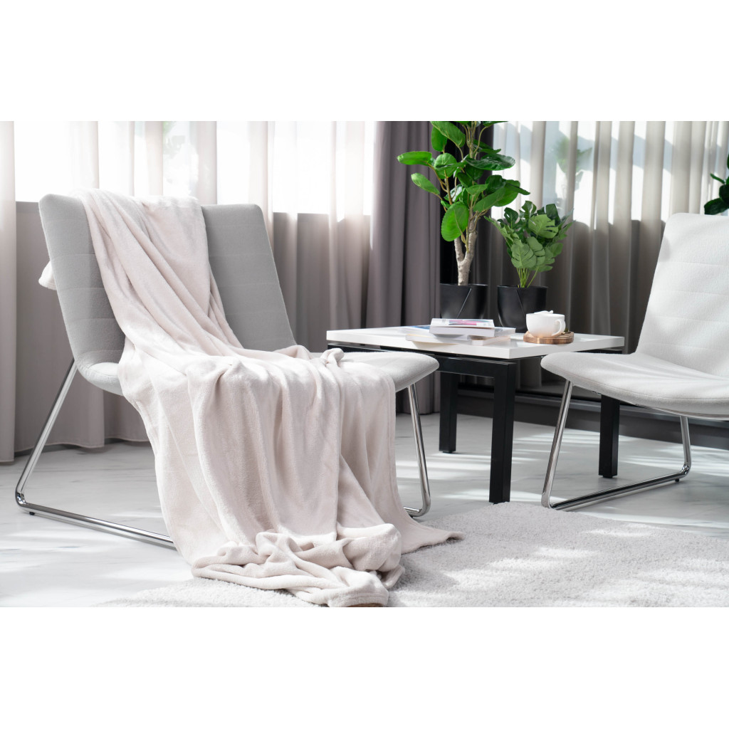 Плед Ardesto Flannel айворі 200х220 см (ART0202SB) - зображення 2