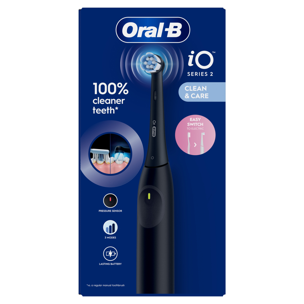 Електрична зубна щітка Oral-B iO2 Series Night Black - зображення 7