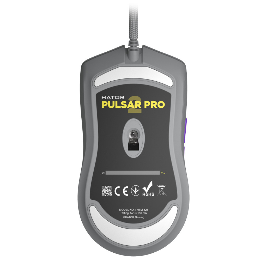 Мишка Hator Pulsar 2 Pro USB Titanium (HTM-526) - зображення 5