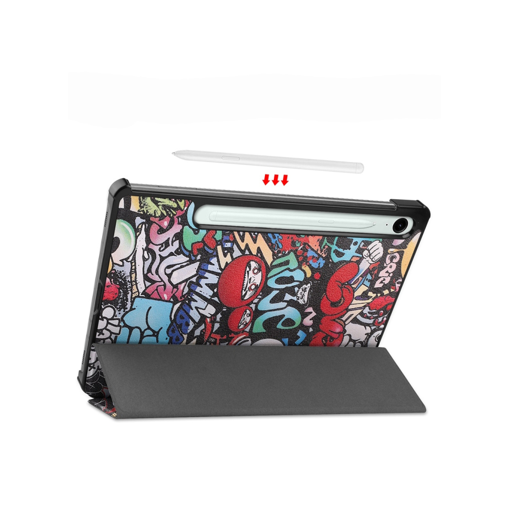 Чохол до планшета BeCover Smart Case Samsung Galaxy Tab S10 FE (SM-X520/SM-X526) 10.9" Graffiti (713285) - зображення 5