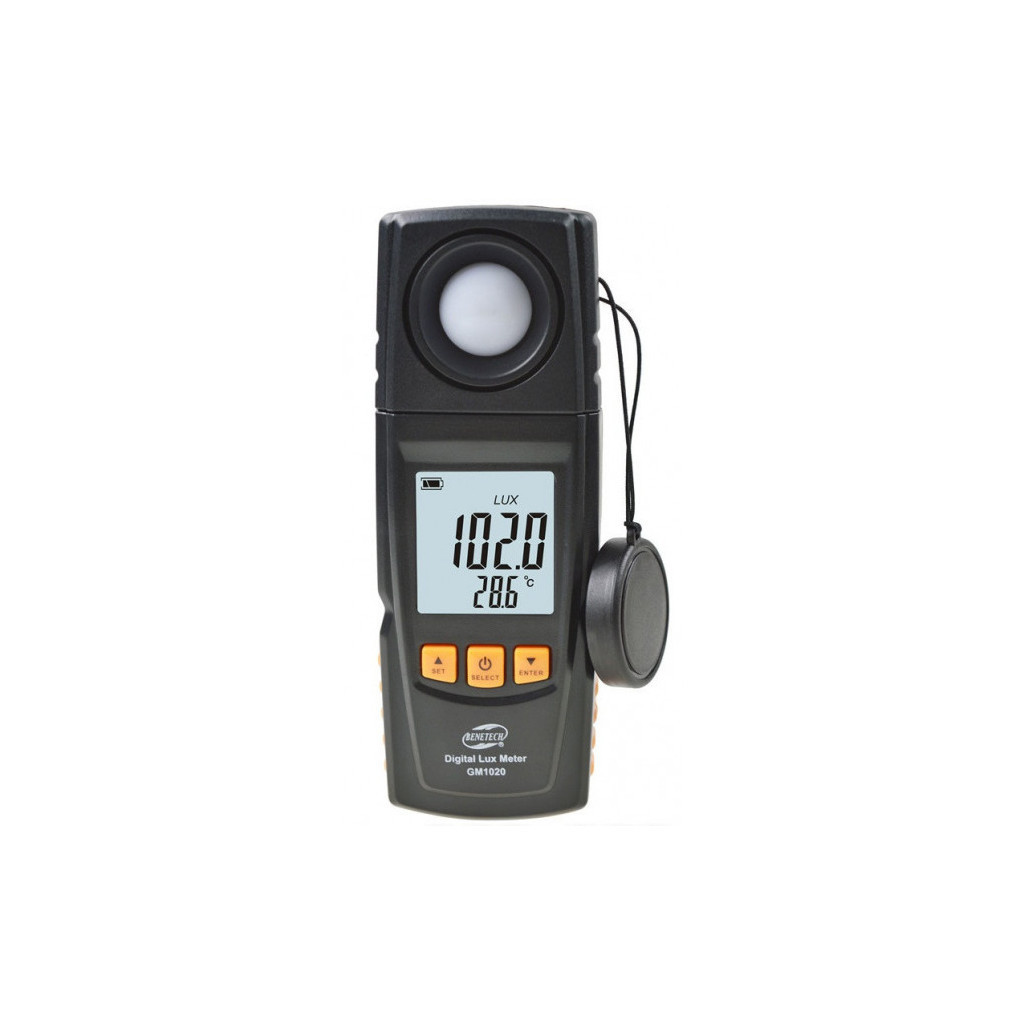 Вимірювач освітленості Benetech люксметр + термометр, USB (GM1020) - зображення 1