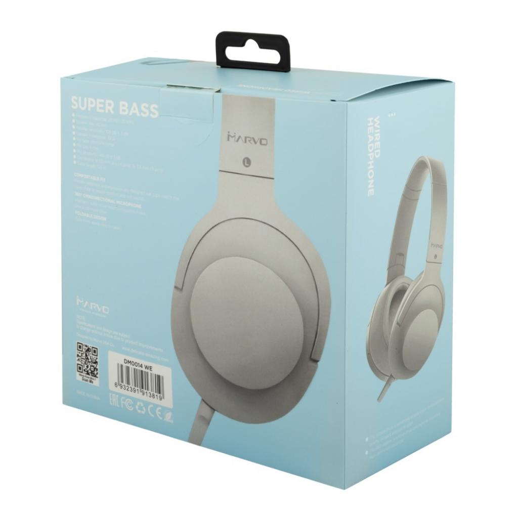 Навушники Marvo DM0014 White - зображення 6