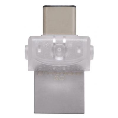 USB флеш накопичувач Kingston 16GB DataTraveler microDuo 3C USB 3.1 (DTDUO3C/16GB) - зображення 4