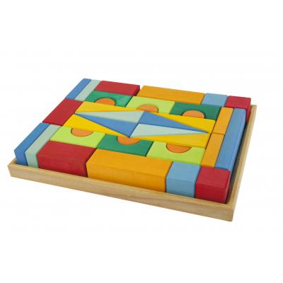 Конструктор Nic деревянный Тоскана большой 36 эл (NIC523310) - зображення 2