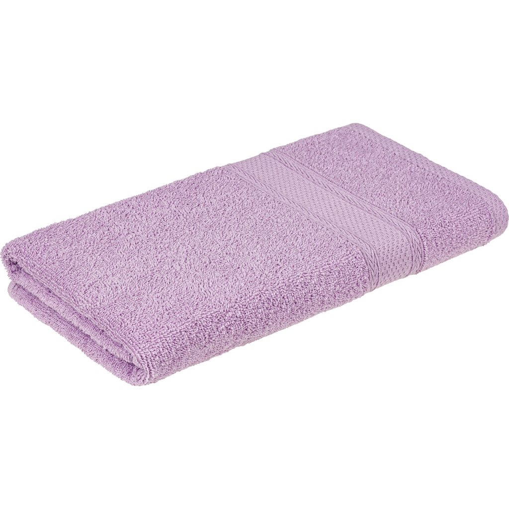 Рушник Home Line махровий бордюрний (бузковий) 400 гр/м2, 70х140 см (181824) - зображення 1