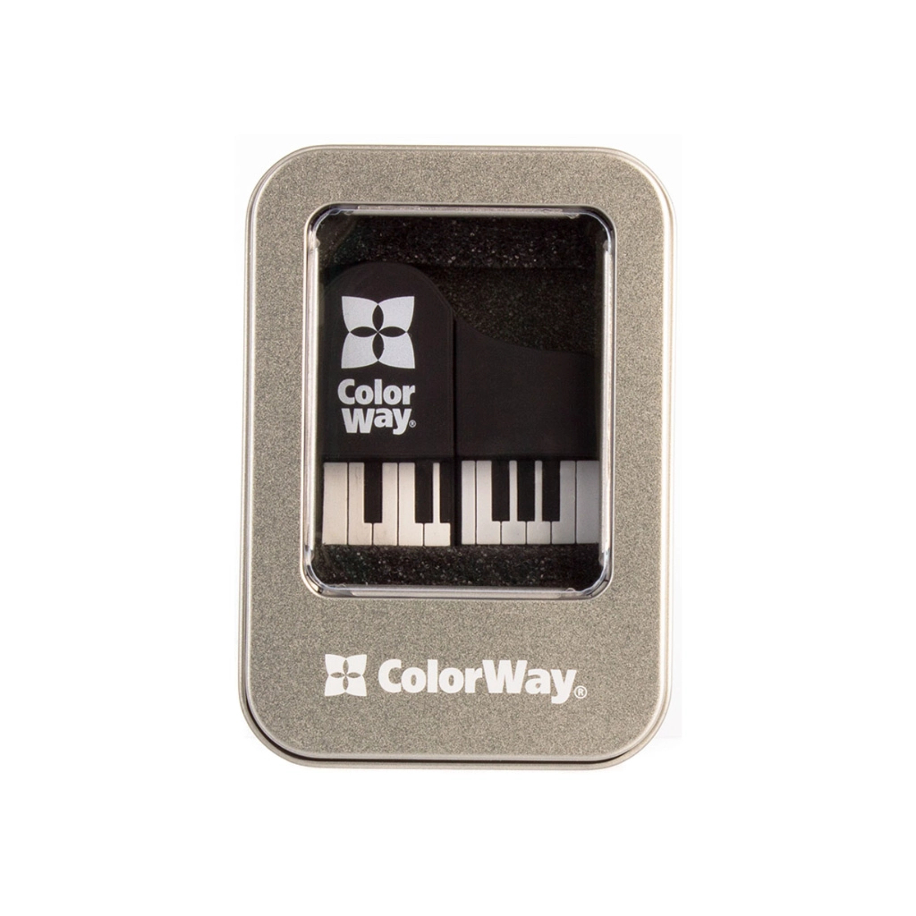 USB флеш накопичувач ColorWay Piano 32 GB 3.0 Black (CW-USBPO32) - изображение 9