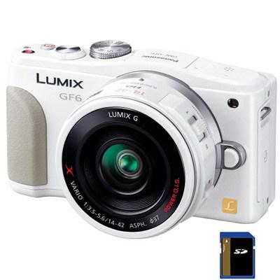 Цифровий фотоапарат Panasonic DMC-GF6 white 14-42mm kit (DMC-GF6KEE-W) - зображення 1