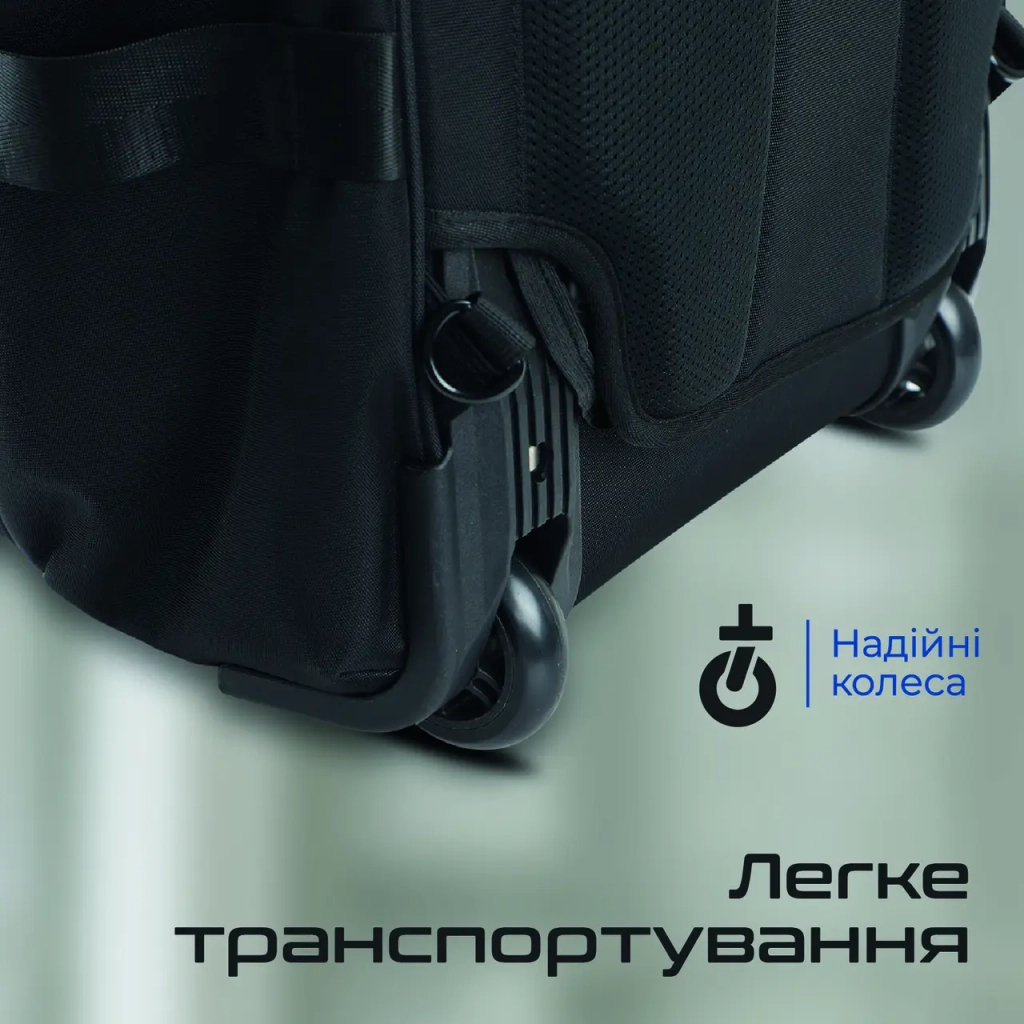 Рюкзак для ноутбука Promate 15.6" Rover-TR black + tablet pocket (crampack-tr.black) - зображення 4