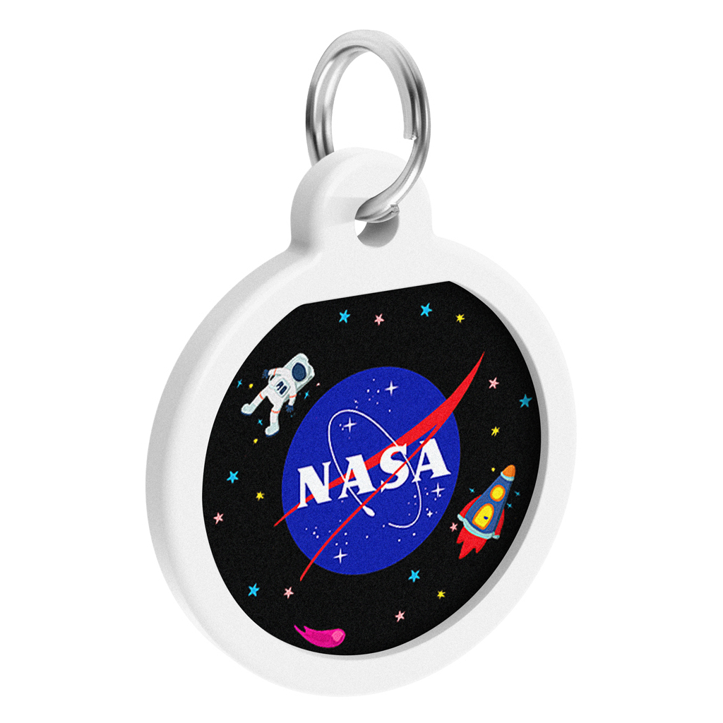 Адресник для тварин WAUDOG Smart ID з QR-паспортом "NASA", коло 25 мм (0625-0147) - изображение 3